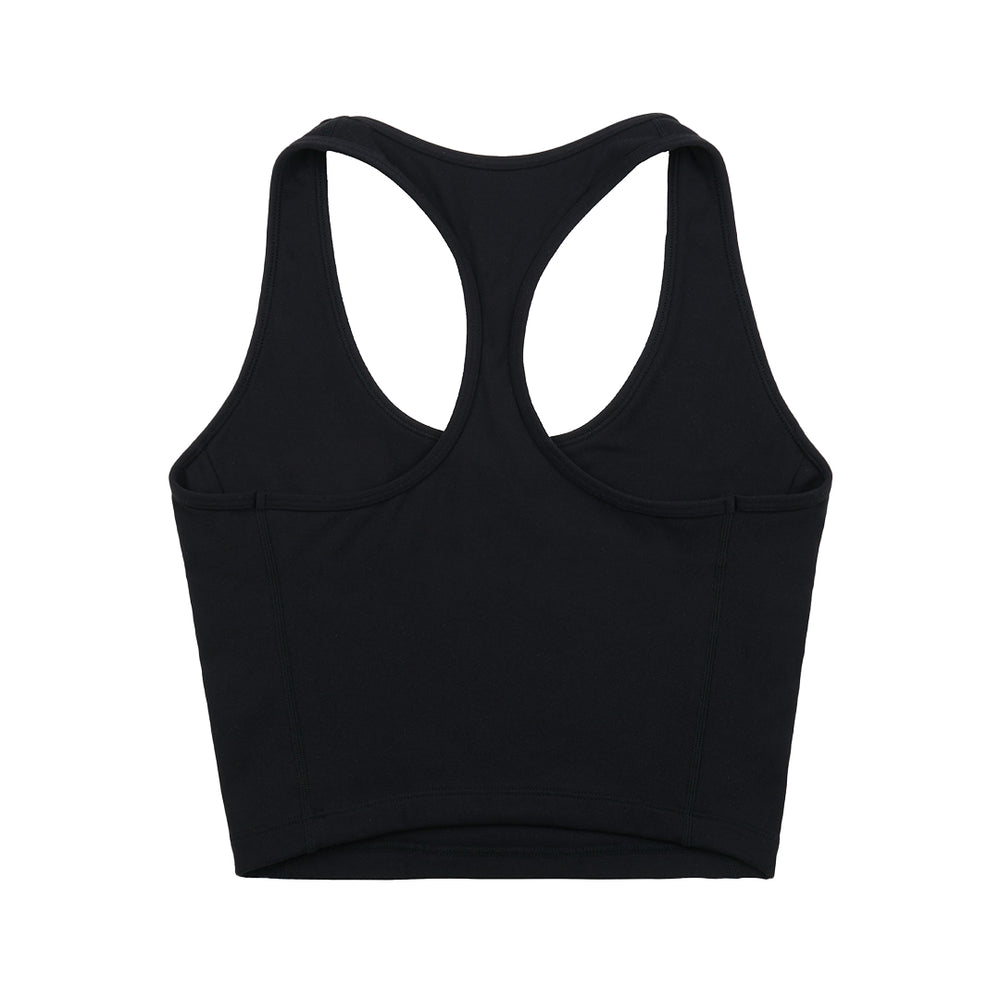 SR Runner Sports Tank Black/White