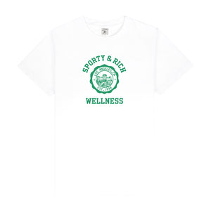 Emblem T-Shirt White/Verde