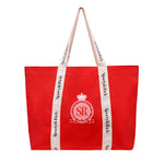 Royal Club Tote Bag Bright Red/White