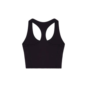 SR BOLD SPORTS CROPPED TANK BLACK