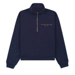 NY Tennis Club Quarter Zip Navy/Gold