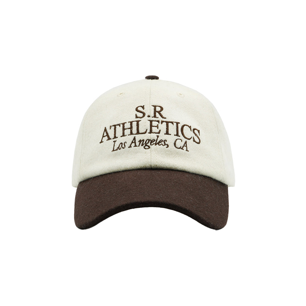 SR Athletics Flannel Hat Chocolate / Creme