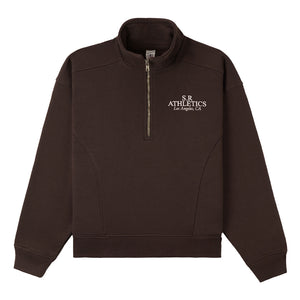 SR Athletics Quarter Zip Chocolate