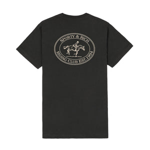 Riding Club T-Shirt Faded Black