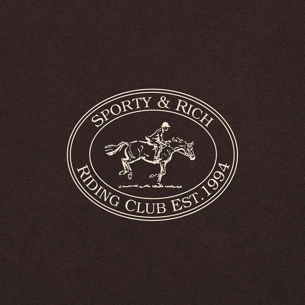 Riding Club Crewneck Chocolate