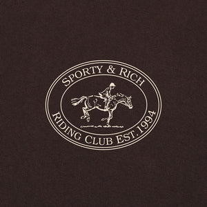 Riding Club Crewneck Chocolate