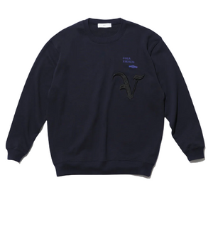 EMBROIDERY SWEATSHIRT NAVY