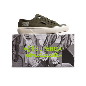 2691 TOE CUP GREEN OLIVE WHITE AVORIO
