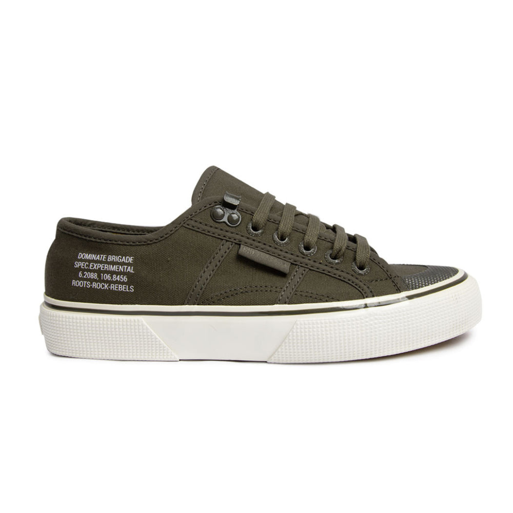 2691 TOE CUP GREEN OLIVE WHITE AVORIO