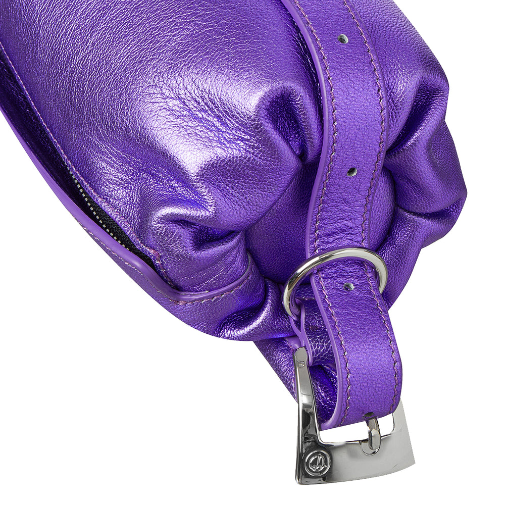 METALLIC PILLOW HANDLE PURPLE