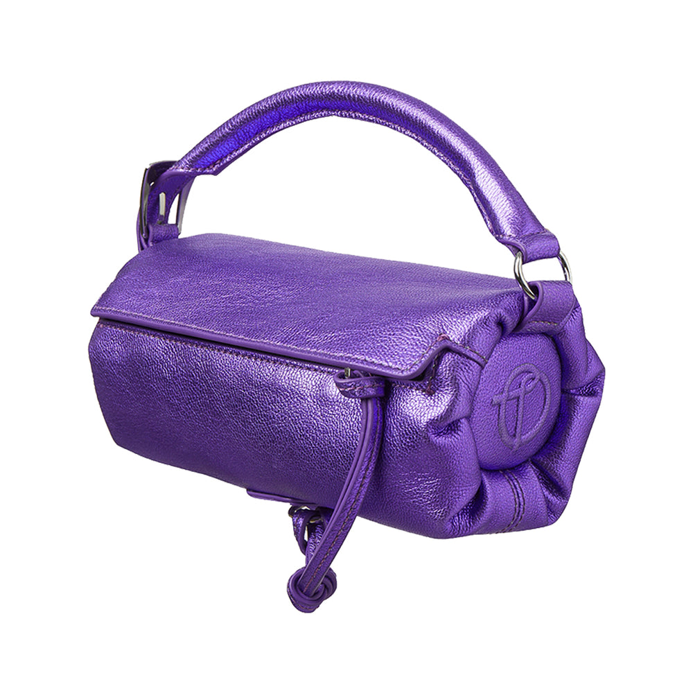 METALLIC PILLOW HANDLE PURPLE