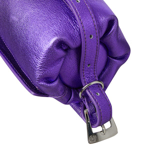 METALLIC PILLOW HANDLE PURPLE