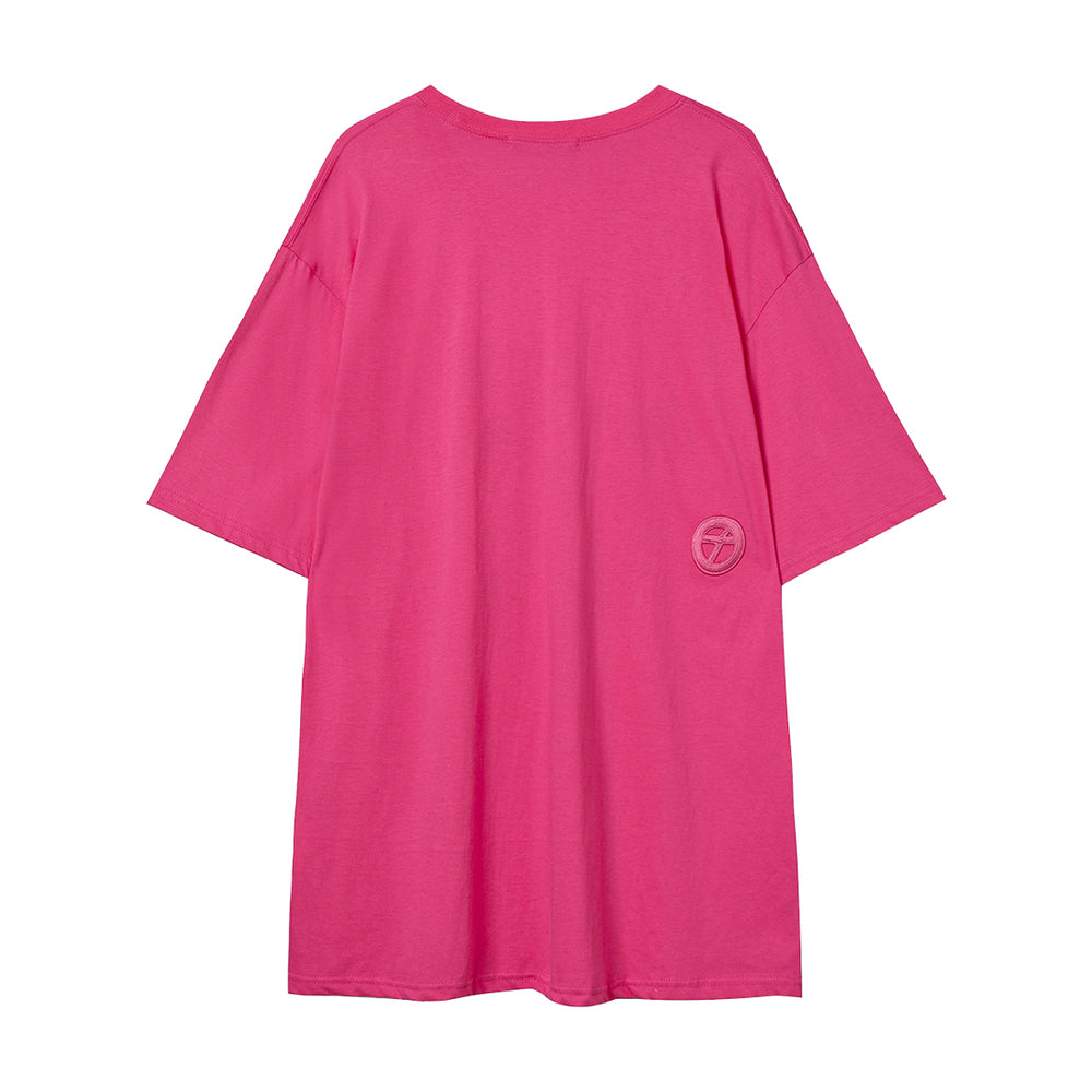 PET DRAWING TEE PINK