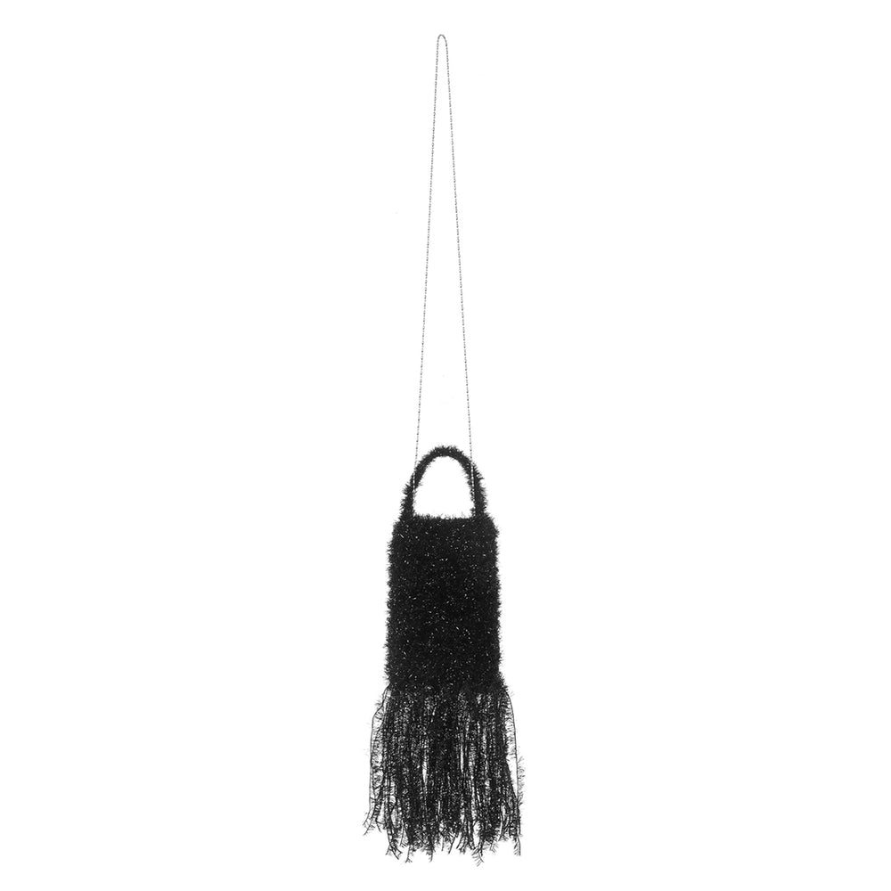 SEA COLLECTION KNITTED BAG BLACK