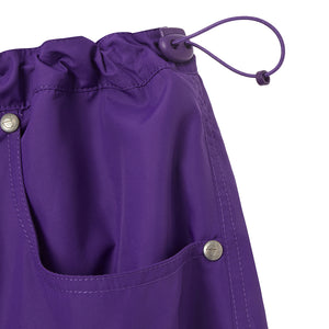 LETTERING PARACHUTE PANTS PURPLE