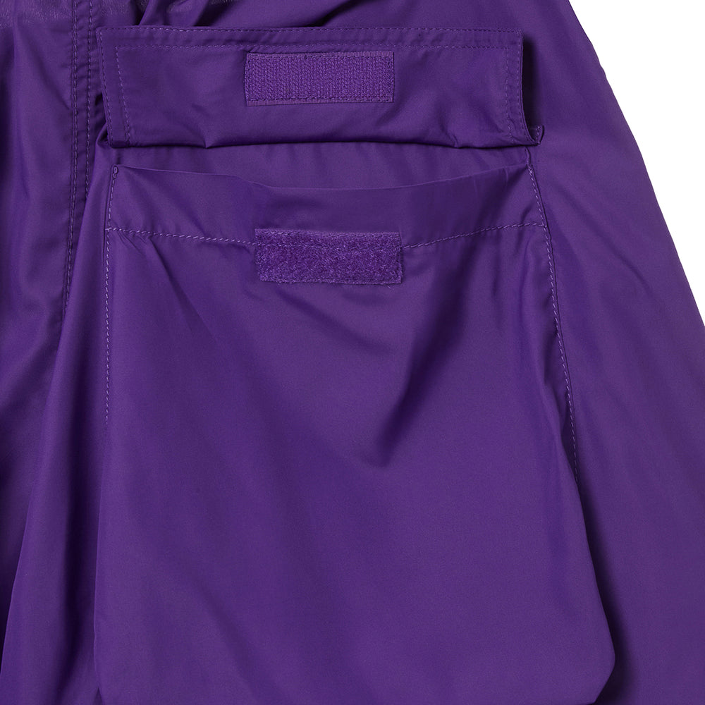 LETTERING PARACHUTE PANTS PURPLE