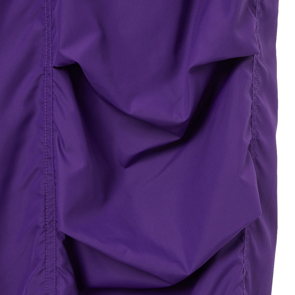 LETTERING PARACHUTE PANTS PURPLE