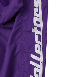 LETTERING PARACHUTE PANTS PURPLE