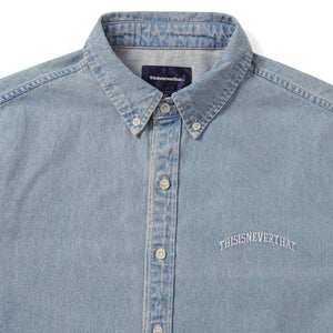 WASHED DENIM SHIRT WASHED BLUE