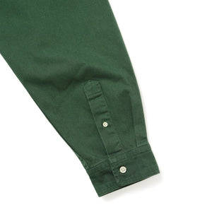 WASHED DENIM SHIRT GREEN