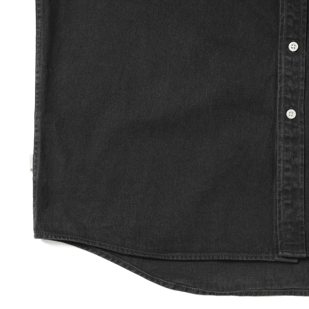 WASHED DENIM SHIRT BLACK