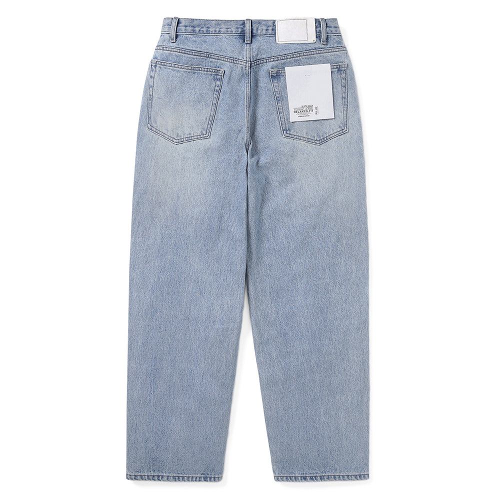 RELAXED JEANS WASHED BLUE