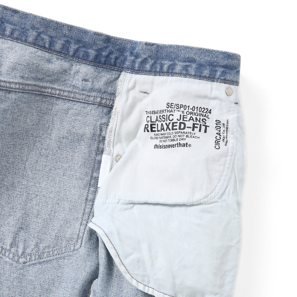 RELAXED JEANS WASHED BLUE