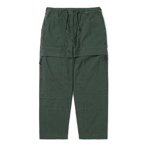 HERRINGBONE UTILITY PANT GREEN