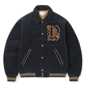 FORTUNA CORDUROY VARSITY JACKET NAVY