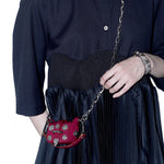 Chain Mini Bag Dark Red