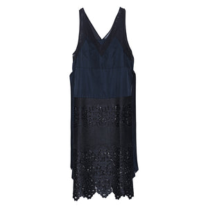 Mesh Lace Dress Black