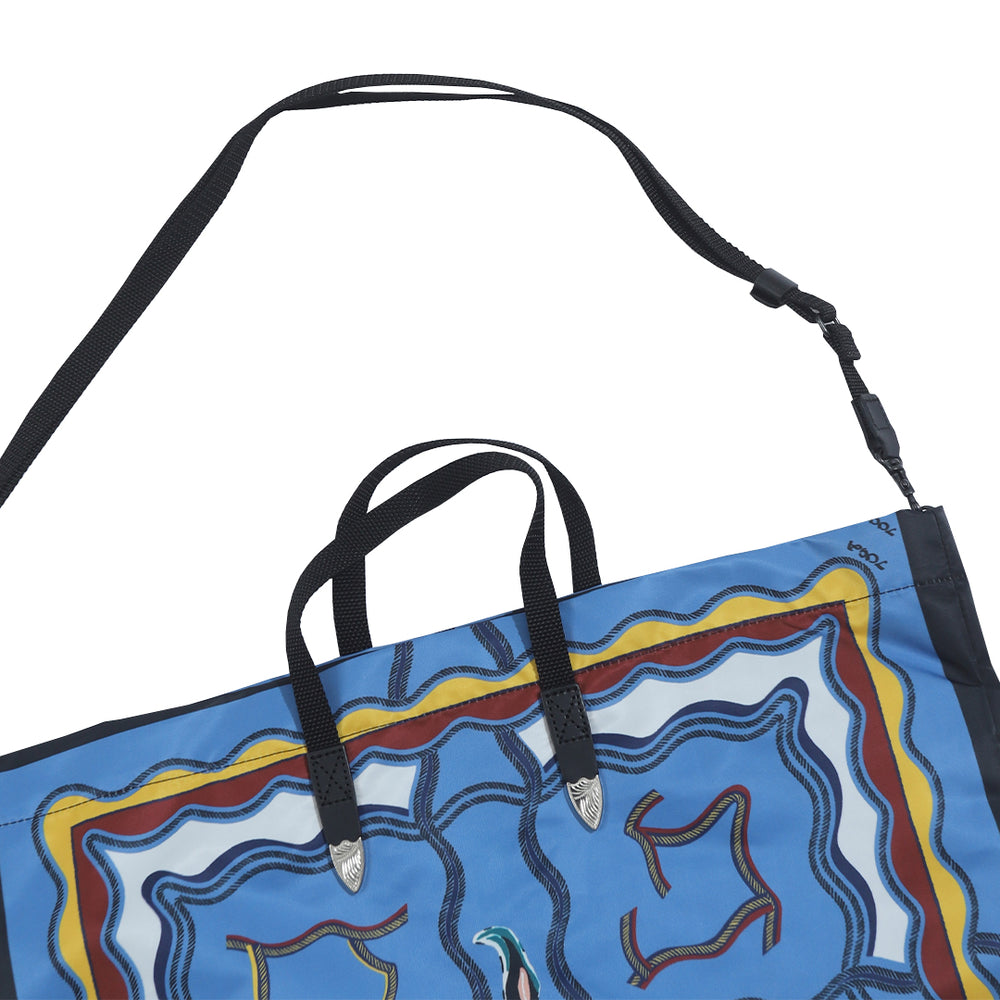 Print Tote bag Light Blue