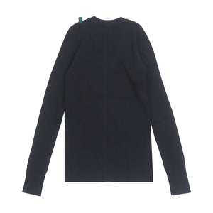 Rib jersey L/S Black