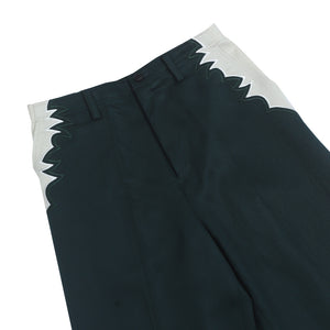 Embroidery Western Pants Green