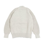 Intarsia Knit Cardigan Off White