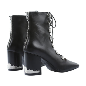 AJ1021 LACE-UP ANKLE BOOTS