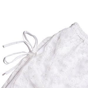 Uma Lace Apron Pants White