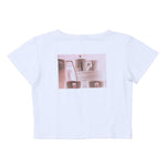 TEA TIME BABY TEE WHITE