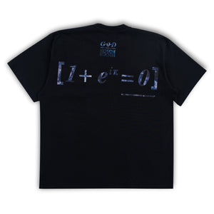 God Particle Formula Black Tie Dye S/S T-Shirt Black