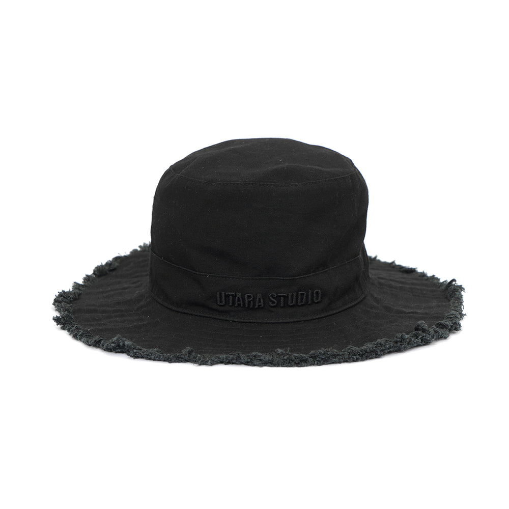 FISHERMAN BUCKET HAT BLACK