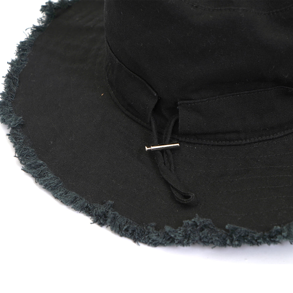 FISHERMAN BUCKET HAT BLACK