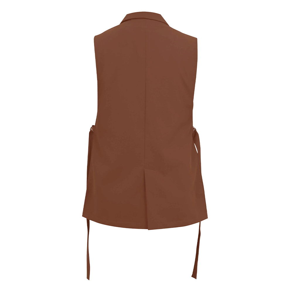 AUBERON VEST BROWN