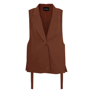 AUBERON VEST BROWN