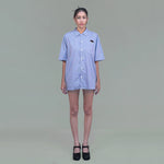 COLLIN SHORT SHIRT BLUE