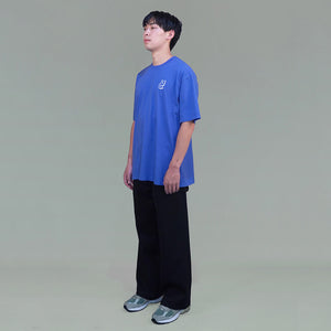 BUSINESS AS USUAL TEE BLUE