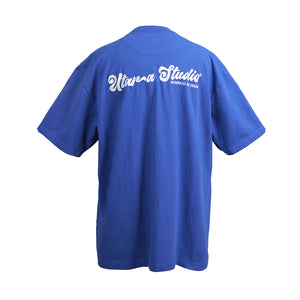 BUSINESS AS USUAL TEE BLUE