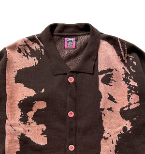 Sid Vicious Knit Shirt Brown / pink