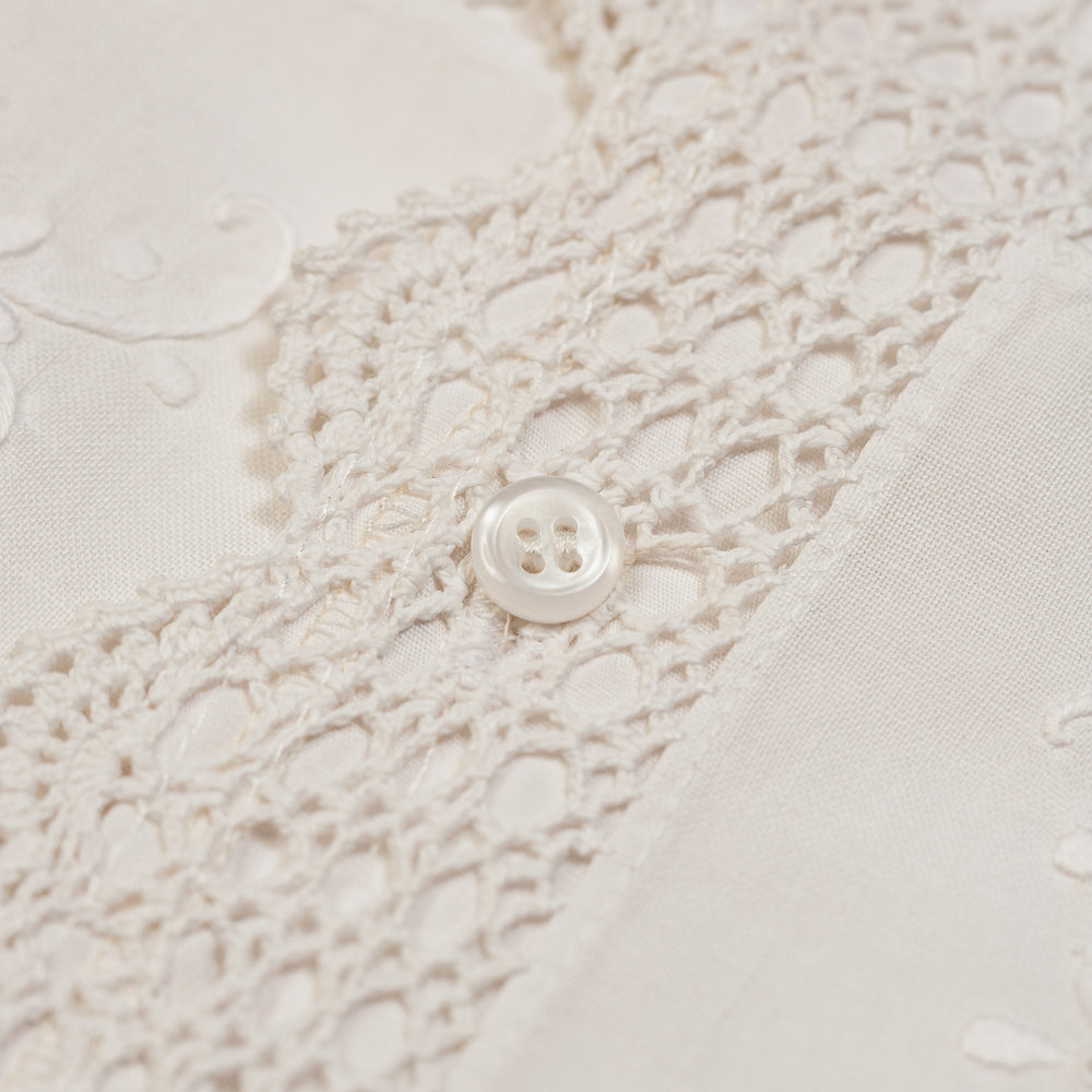 Cotton Crochet Table Cloth White