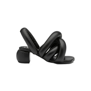 SAUSAGE HEEL BLACK