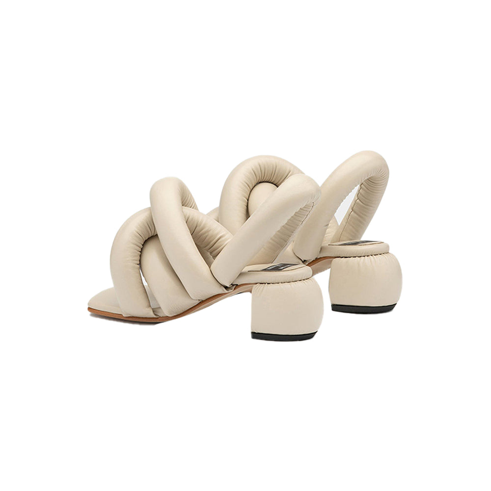 SAUSAGE HEEL BEIGE